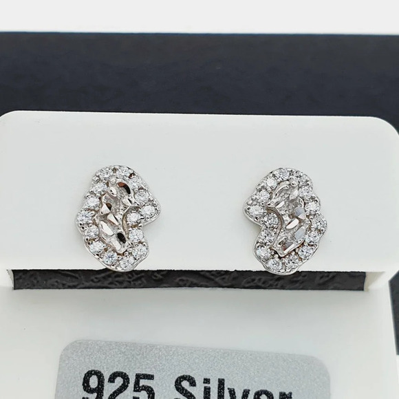 - 925 sterling silver luxury CZ earrings for women/girls, Best for  RJUS21… - Picture 1 of 11